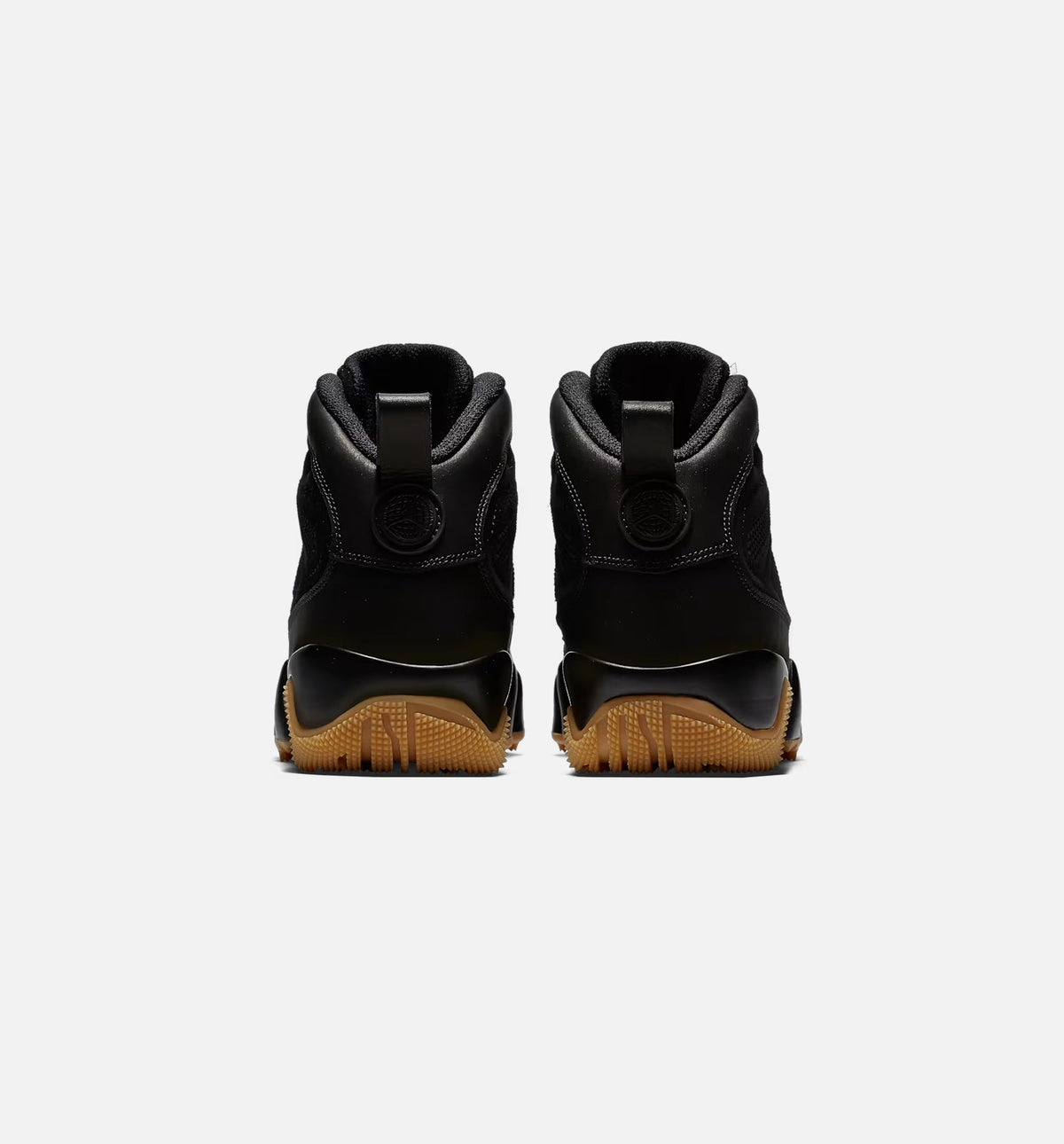 Air Jordan 9 Retro Men's Lifestyle Boots - Black/Black/Gum Light Brown