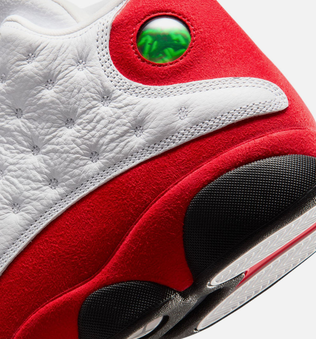 Air Jordan 13 Retro White & University Red Men's Shoes - White/Black/True Red
