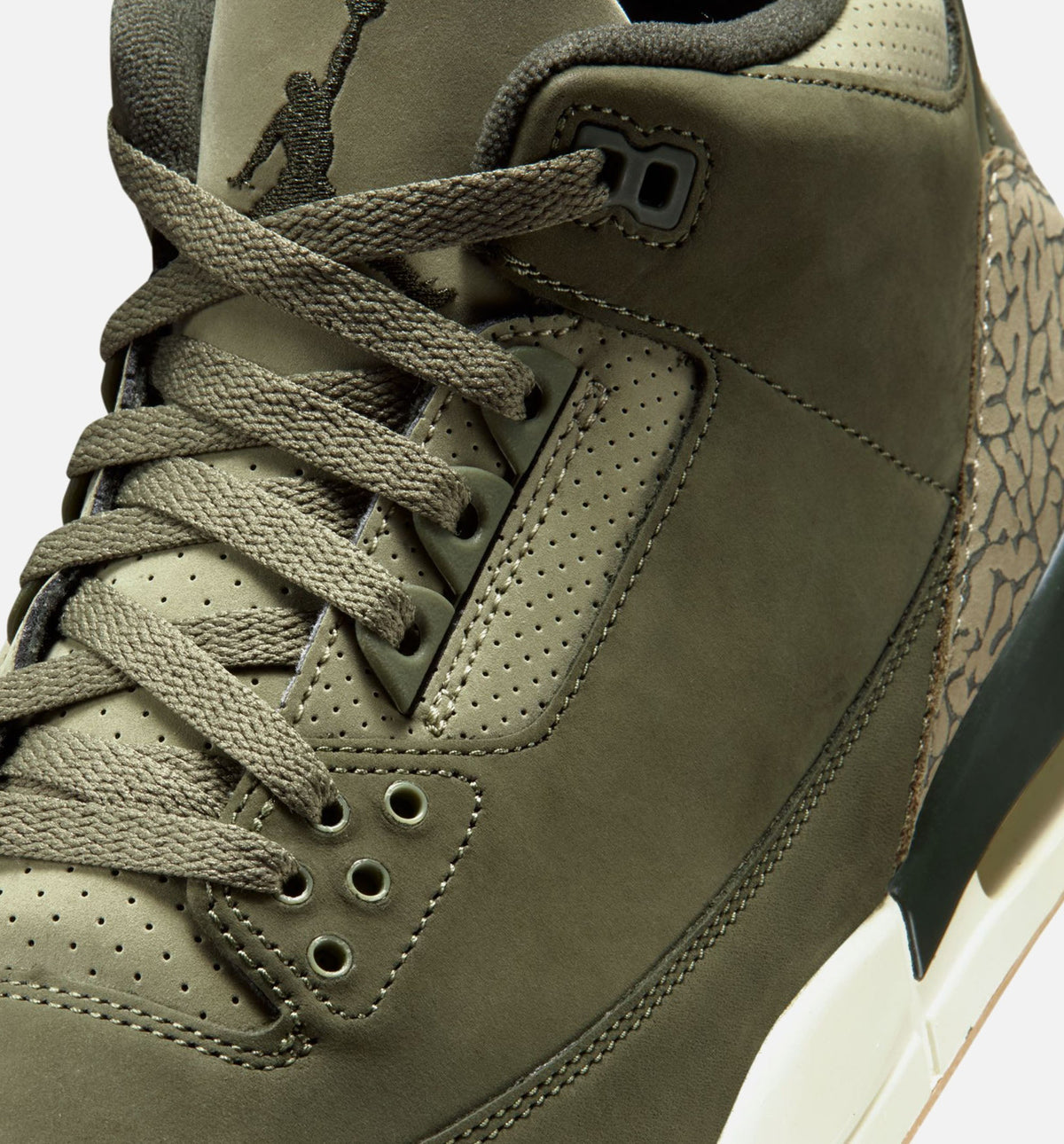 Air Jordan 3 Retro Medium Olive Men's Shoes - Medium Olive/Sequoia/Neutral Olive/Sail/Total Crimson