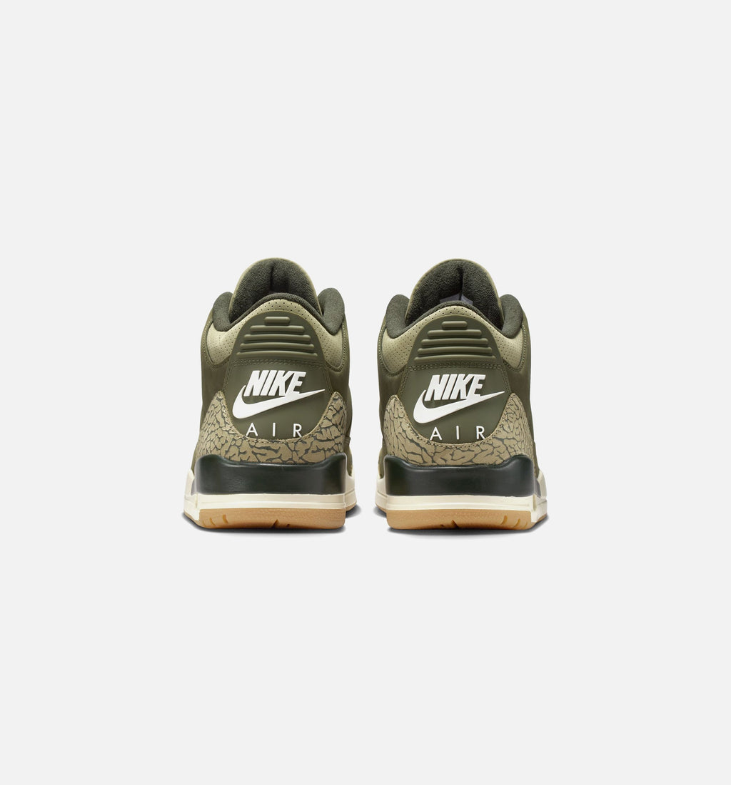 Air Jordan 3 Retro Medium Olive Men's Shoes - Medium Olive/Sequoia/Neutral Olive/Sail/Total Crimson