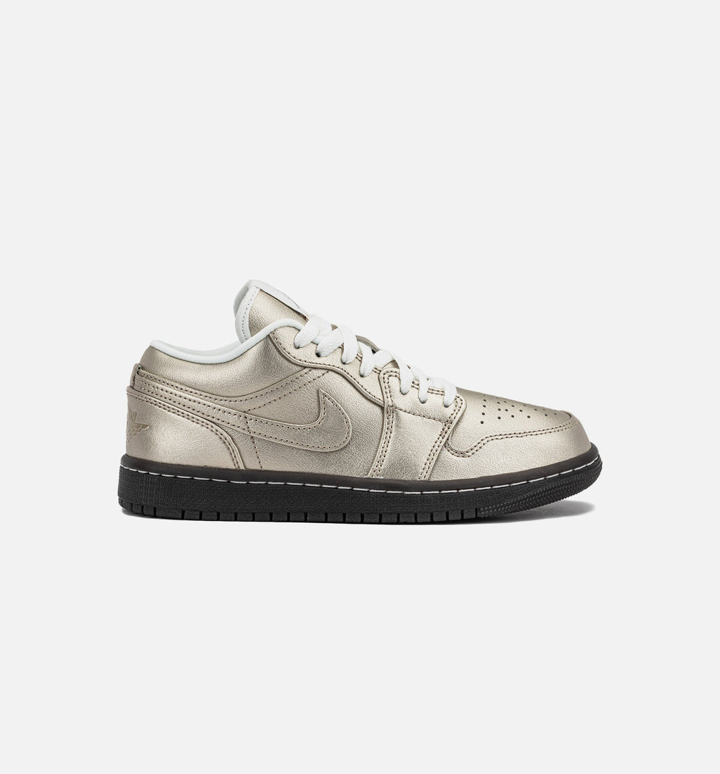 Air Jordan 1 Low SE Metallic Zinc Women's Shoes - Metallic Zinc/Summit White/Velvet Brown