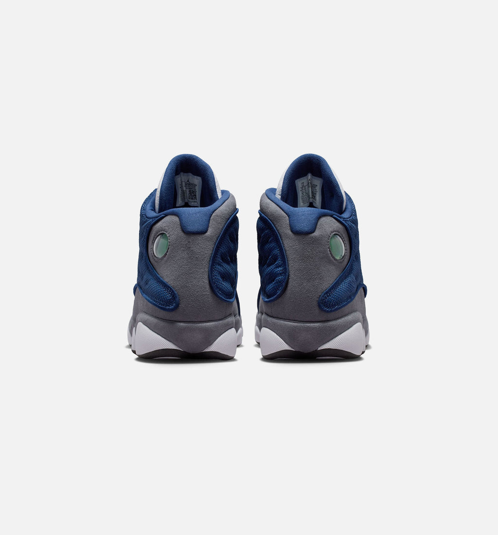 Air Jordan 13 Retro Navy & Flint Grey Men's Shoes - Navy/University Blue/Flint Grey/White