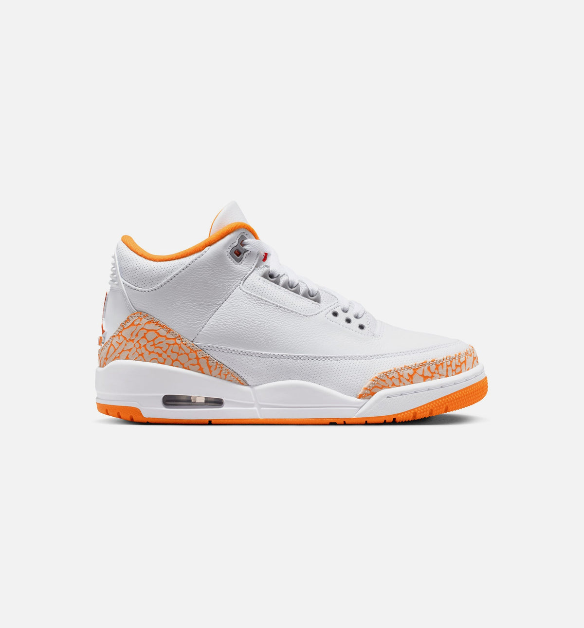 Air Jordan 3 Retro Orange Citrus Women's Shoes - White/Multicolor
