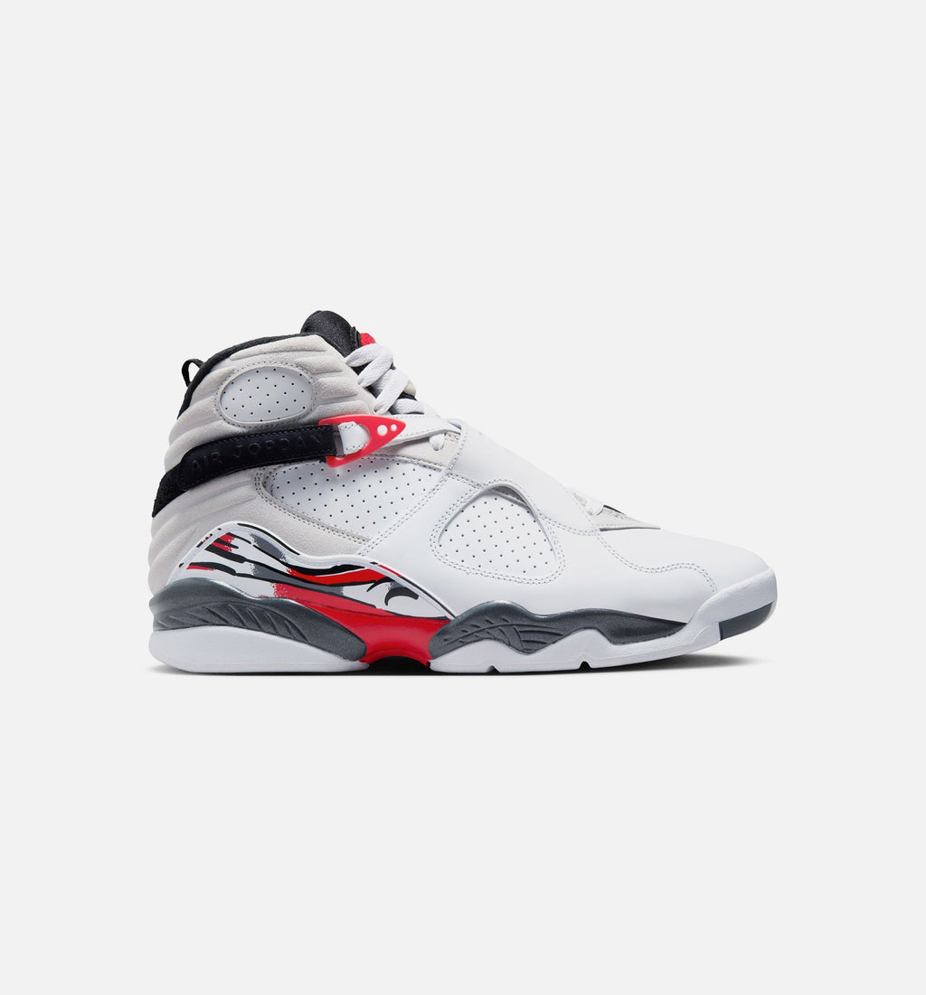 Air Jordan 8 Retro White and True Red Men's Shoes - White/Black/True Red