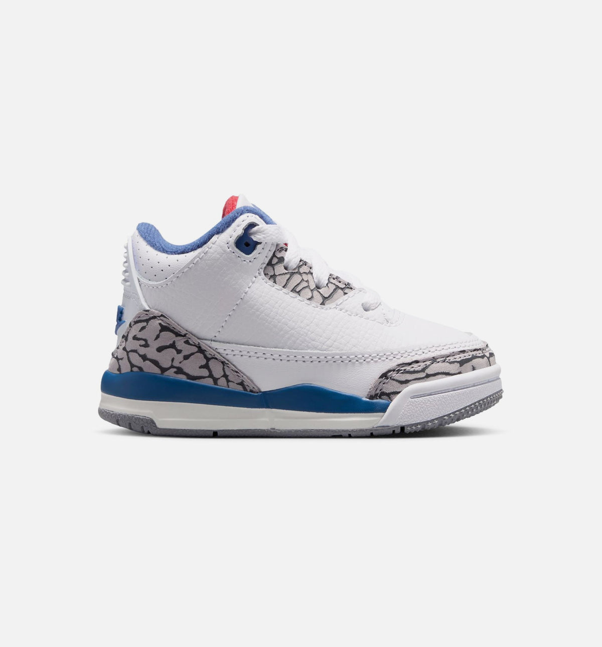 Air Jordan 3 Retro OG True Blue Infant & Toddler Shoes - White/Fire Red/True Blue