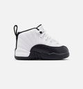 Air Jordan 12 Retro Taxi Infant & Toddler Shoes - White/Black/Taxi