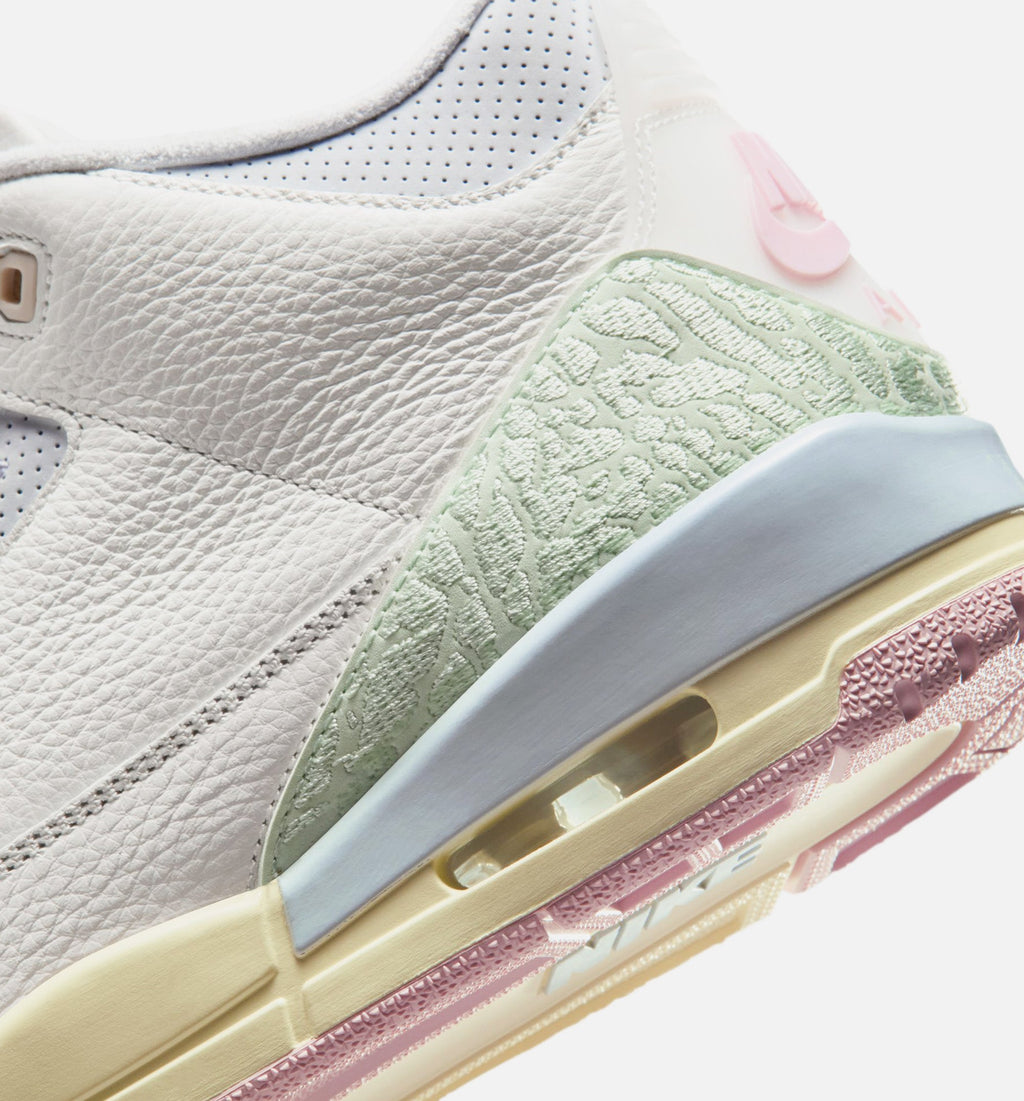 Air Jordan 3 Retro Sail & Jade Aura Men's Shoes - Sail/Jade Aura/Aura/Iced Carmine