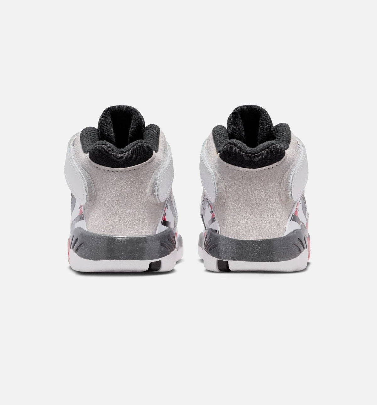 Air Jordan 8 Retro White and True Red Infant & Toddler Shoes - White/Black/True Red