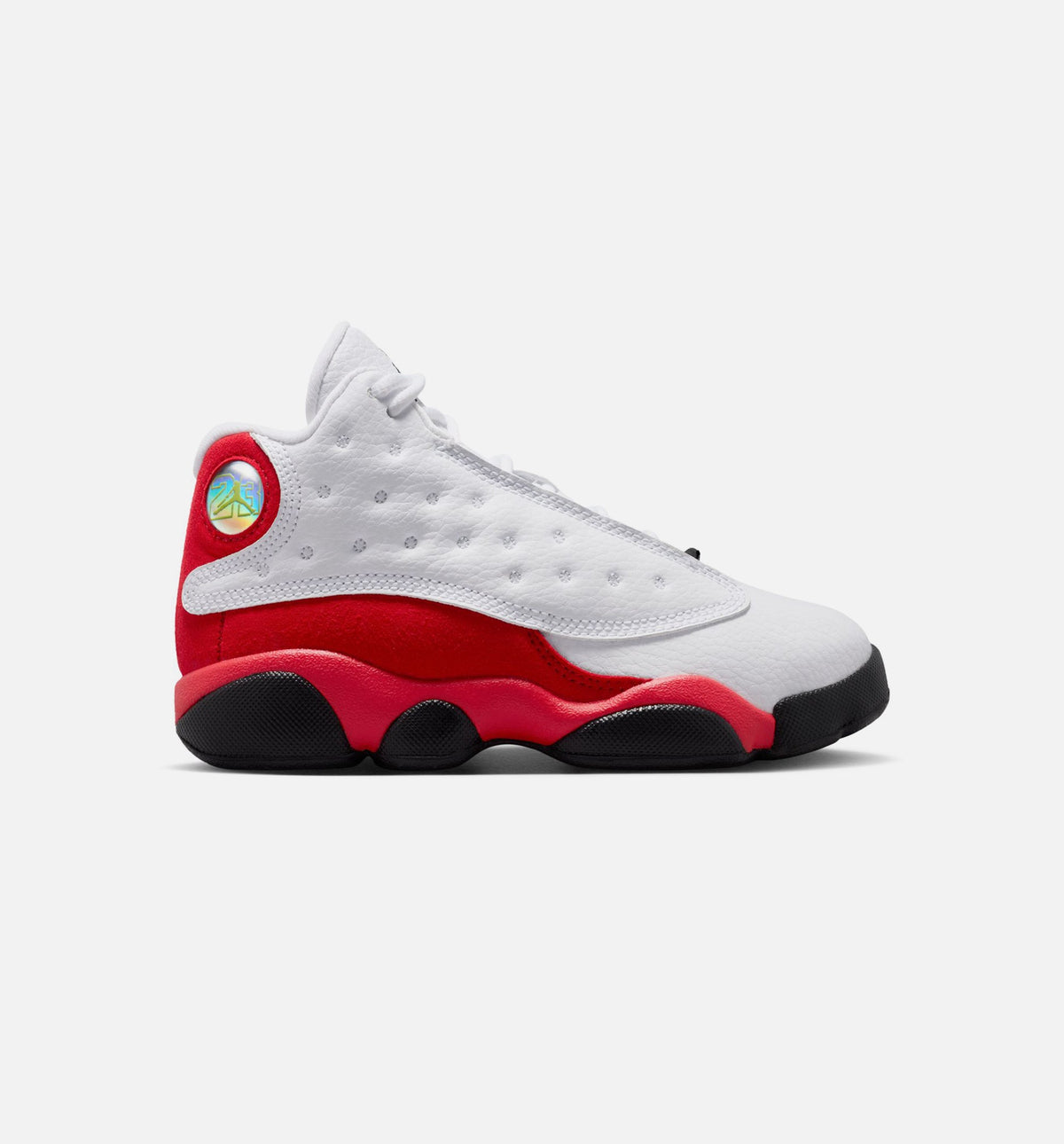 Air Jordan 13 Retro White and University Red Preschool Shoes - White/Black/True Red