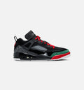 Spizike Low Black & Classic Green Men's Shoes - Black/Classic Green/White/Varsity Red