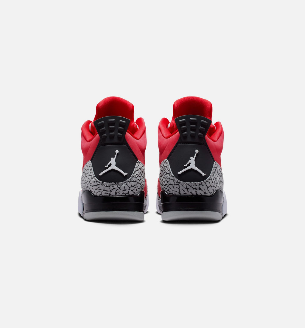 Son of Mars Low Fire Red & Black Men's Shoes - Fire Red/Black/Grey Mist/White