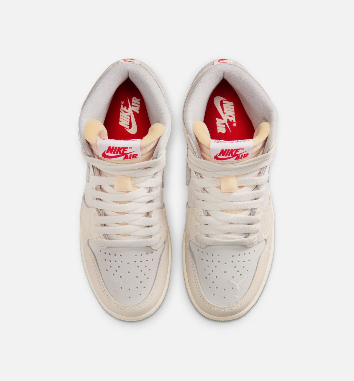 Air Jordan 1 Retro High OG Sail Grade School Shoes - Sail/University Red/Pale Ivory/Coconut Milk/Phantom