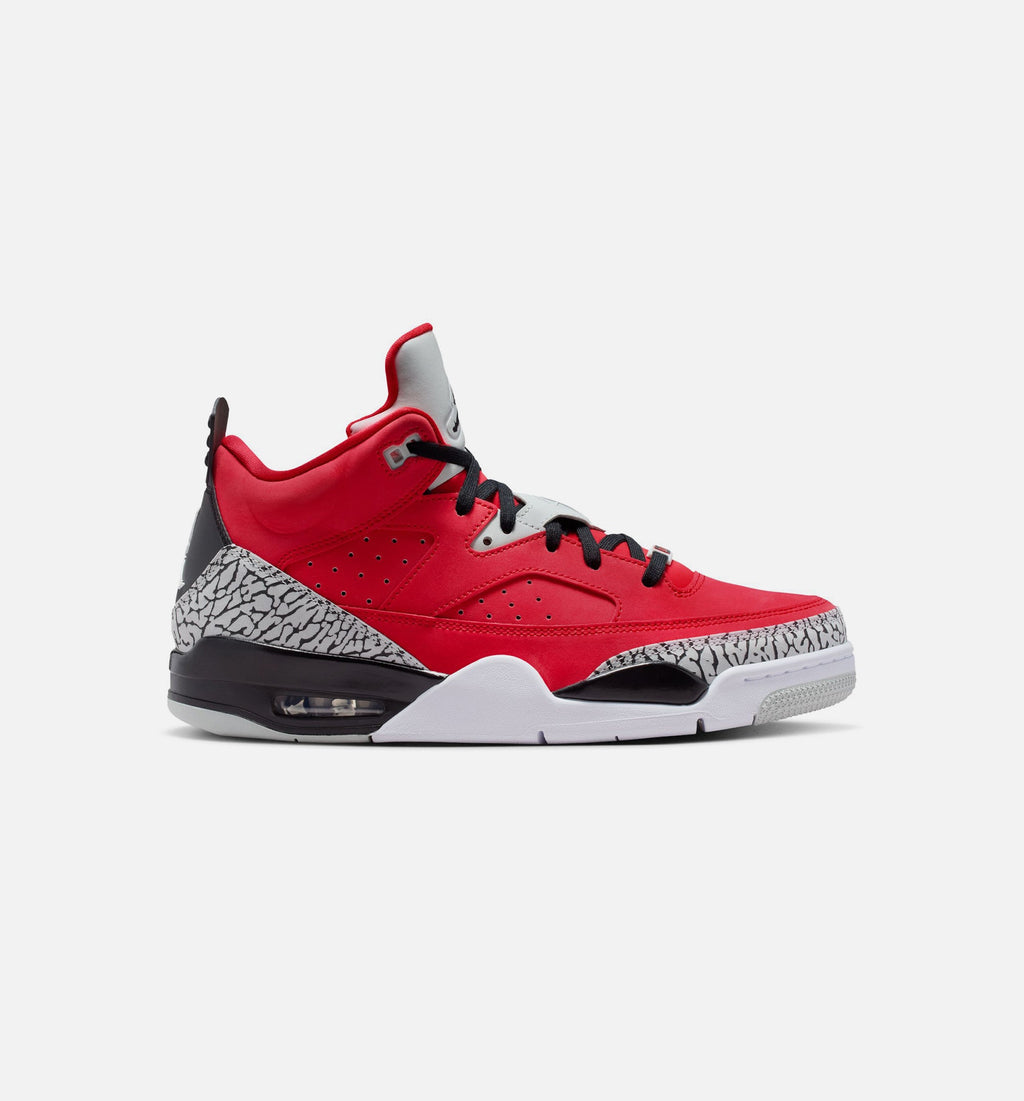 Son of Mars Low Fire Red & Black Men's Shoes - Fire Red/Black/Grey Mist/White