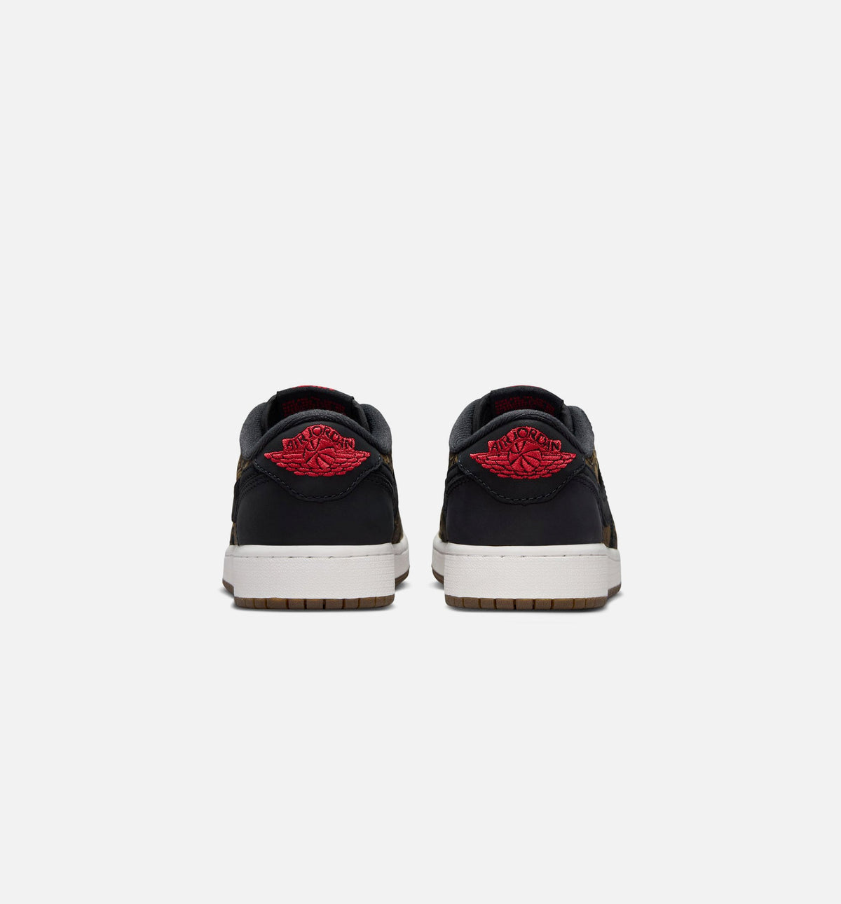 Air Jordan 1 Retro Low OG Laser Black & Varsity Red Grade School Shoes - Black/Varsity Red/Summit White