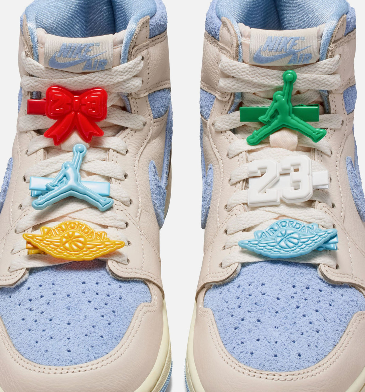 Air Jordan 1 Retro High OG Women's Shoes - Pale Ivory/Psychic Blue/Coconut Milk