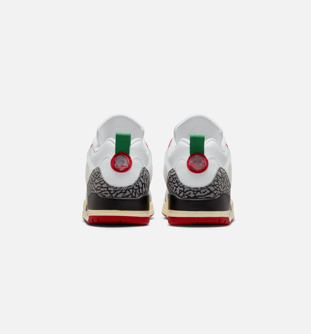 Spizike Low White & Varsity Red Men's Shoes - White/Black/Sail/Varsity Red