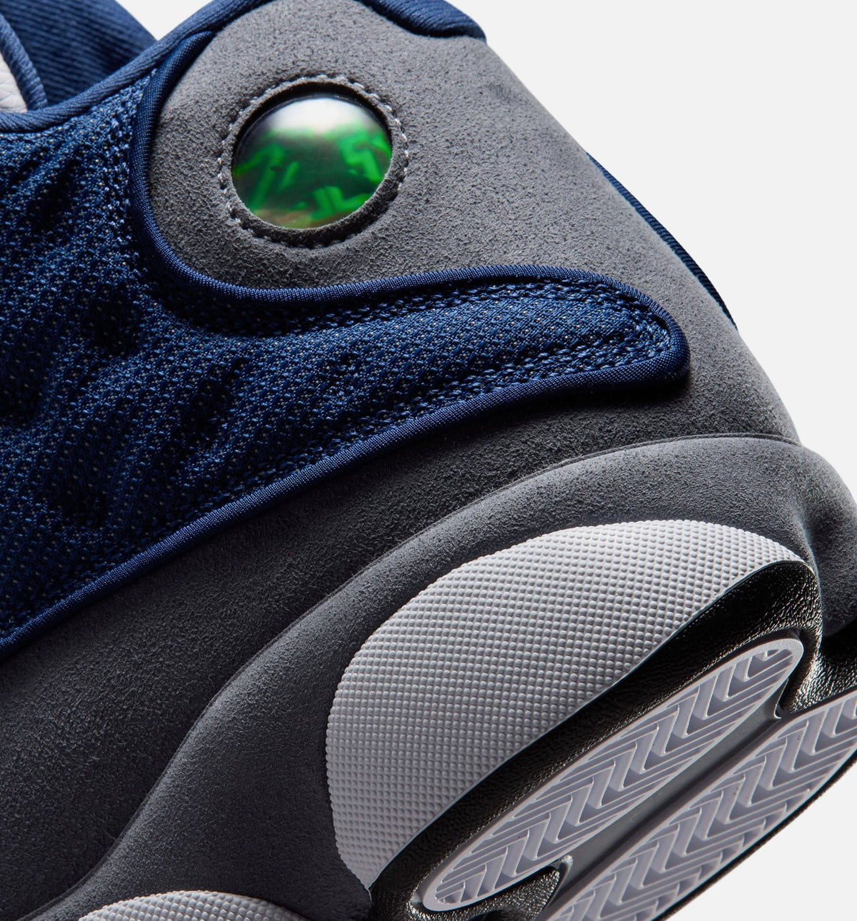 Air Jordan 13 Retro Navy & Flint Grey Men's Shoes - Navy/University Blue/Flint Grey/White