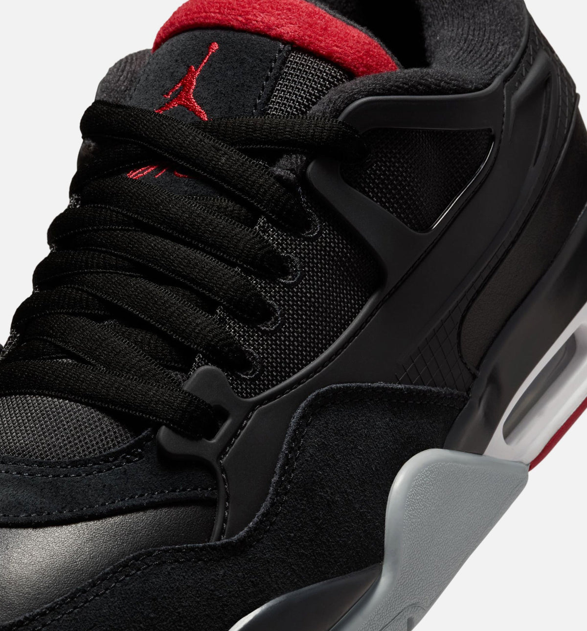 Air Jordan 4 RM Men's Shoes - Black/Wolf Grey/White/Varsity Red