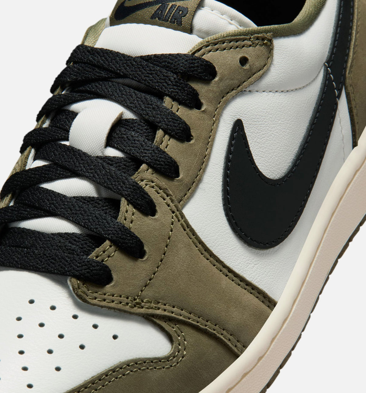 Air Jordan 1 Low OG Men's Shoes - Medium Olive/Black/Summit White/Sail