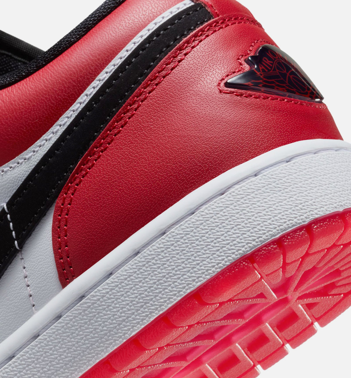 Air Jordan 1 Low SE Men's Shoes - White/Varsity Red/Black