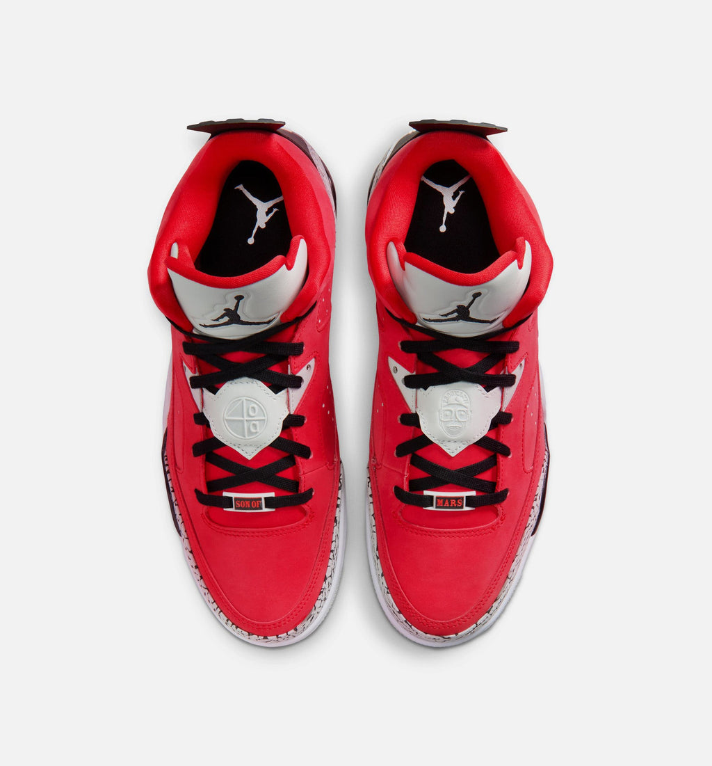 Son of Mars Low Fire Red & Black Men's Shoes - Fire Red/Black/Grey Mist/White