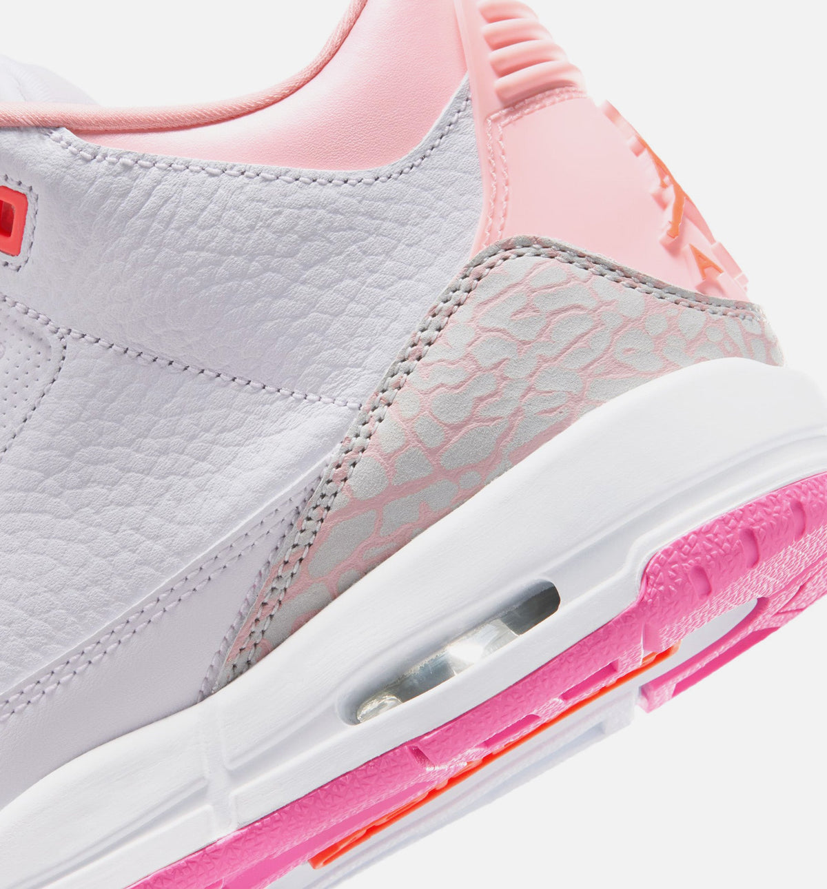 Air Jordan 3 Retro Spring Flowers Grade School Shoes - Pearl Pink/Pink Bloom/Pink Glow/Hyper Orange
