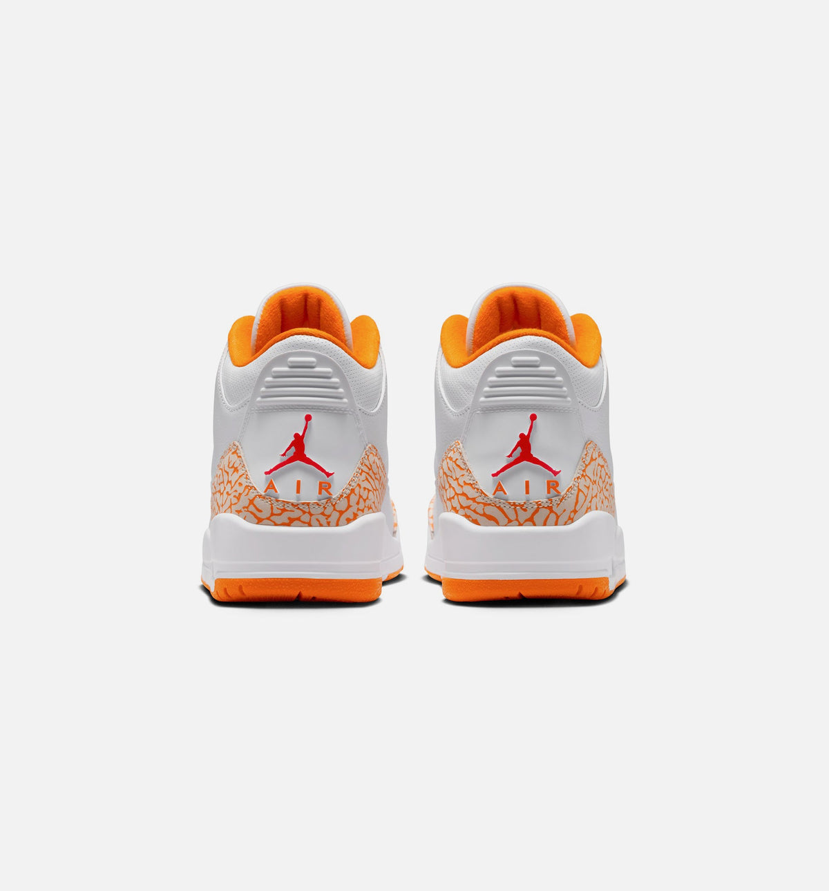 Air Jordan 3 Retro Orange Citrus Women's Shoes - White/Multicolor