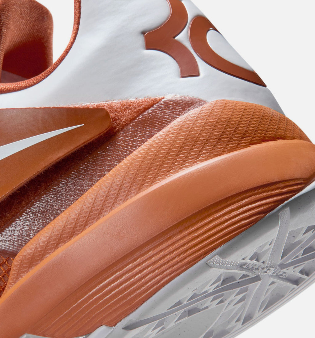Zoom KD 4 Texas Longhorns Men's Shoes - Desert Orange/White