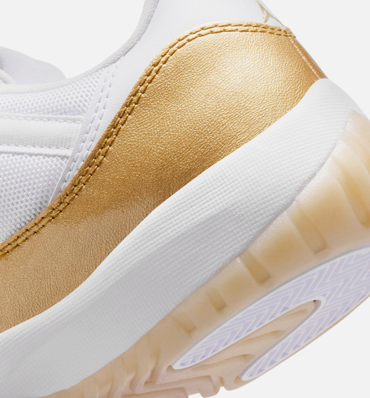 Air Jordan 11 Retro Low Mother's Day Women's Shoes - White/Metallic Gold/Team Gold
