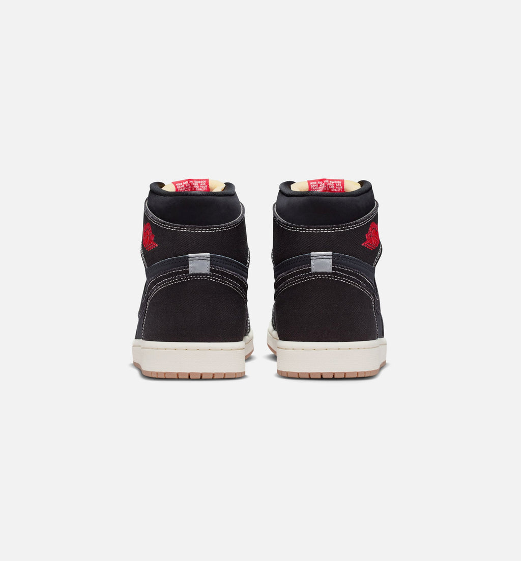 Air Jordan 1 Retro High OG Flight Club Men's Shoes - Black/University Red/Sail/Gum Medium Brown