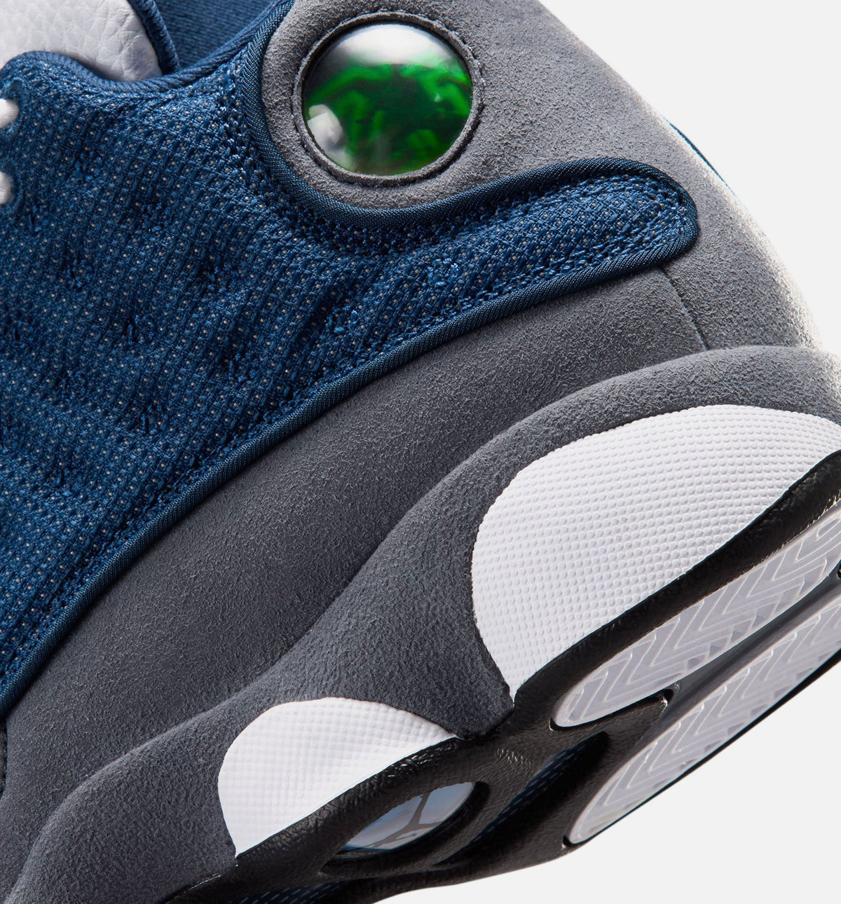 Air Jordan 13 Retro Navy and Flint Grey Grade School Shoes - Navy/University Blue/Flint Grey/White