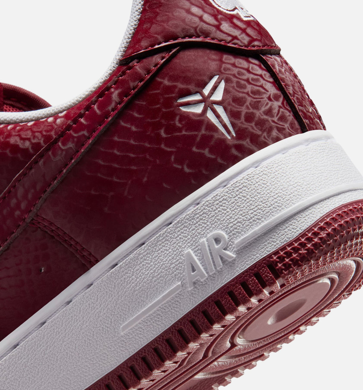 Kobe Air Force 1 Low Merion Men's Shoes - Team Red/White