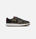 Air Jordan 1 Retro Low OG Laser Black & Varsity Red Grade School Shoes - Black/Varsity Red/Summit White
