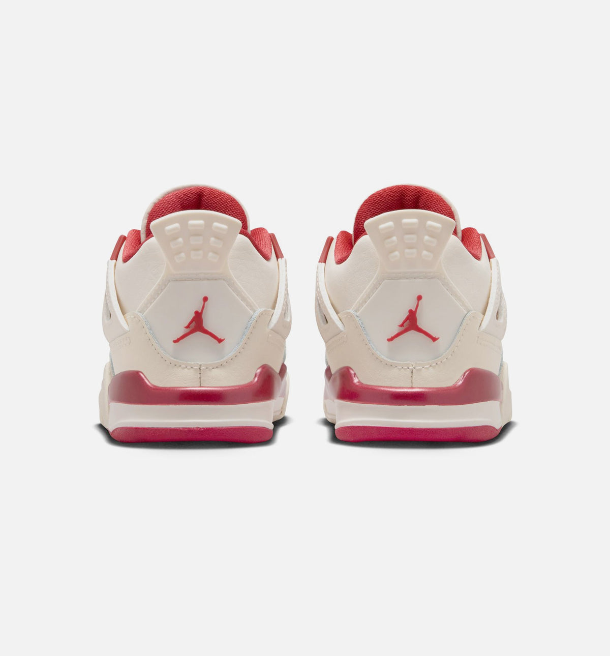 Air Jordan 4 Retro Valentine's Day Infant Toddler Shoes - Pale Ivory/Sierra Red/Tough Red