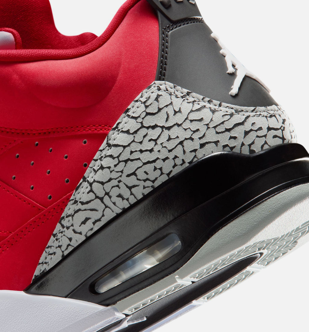 Son of Mars Low Fire Red & Black Men's Shoes - Fire Red/Black/Grey Mist/White