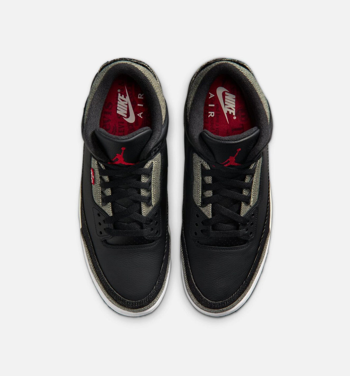 Air Jordan 3 x Levi's Men's Shoes - Denim/Black/Gym Red