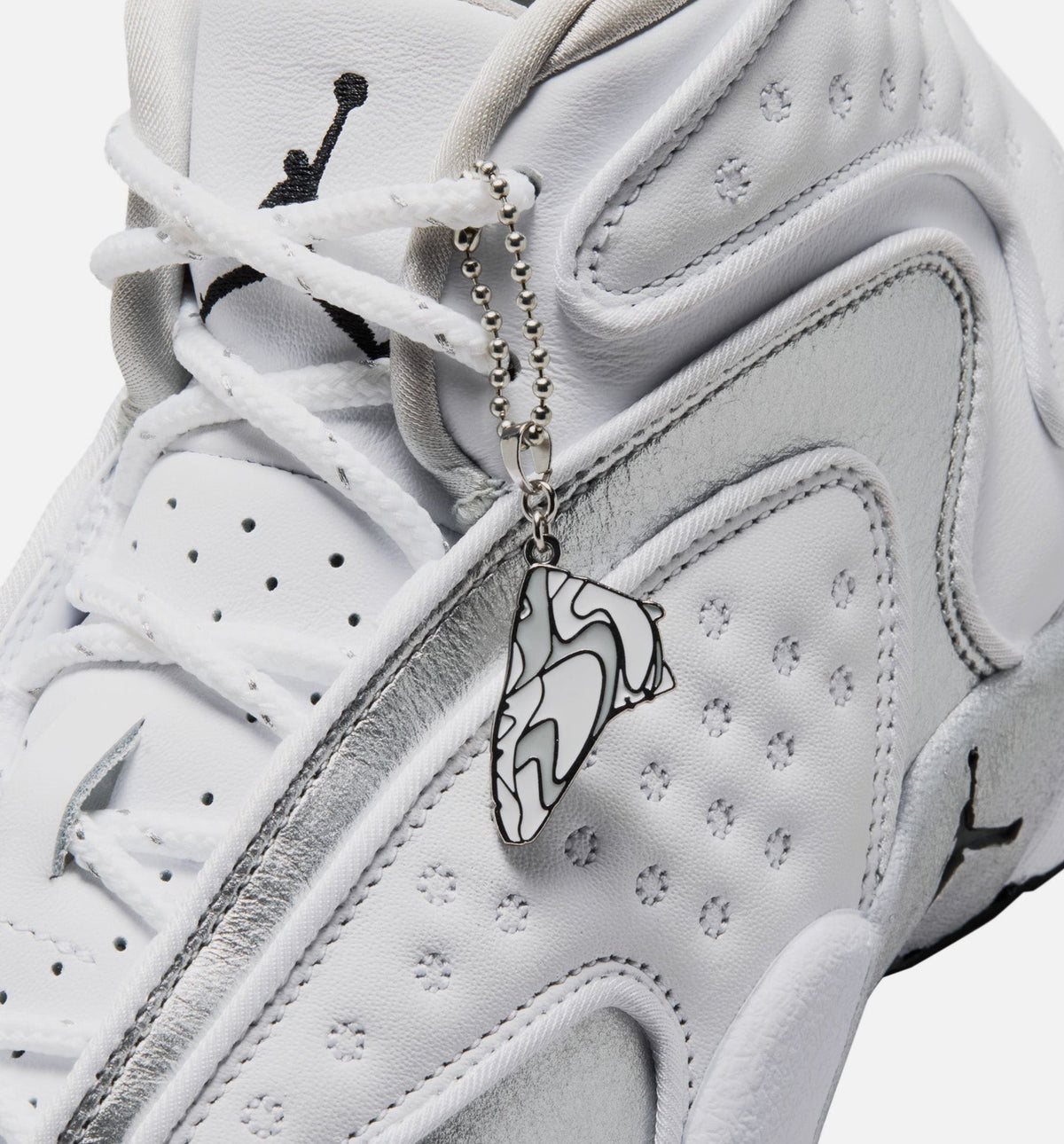 Air Jordan OG Women's Shoes - White/Black/Metallic Silver