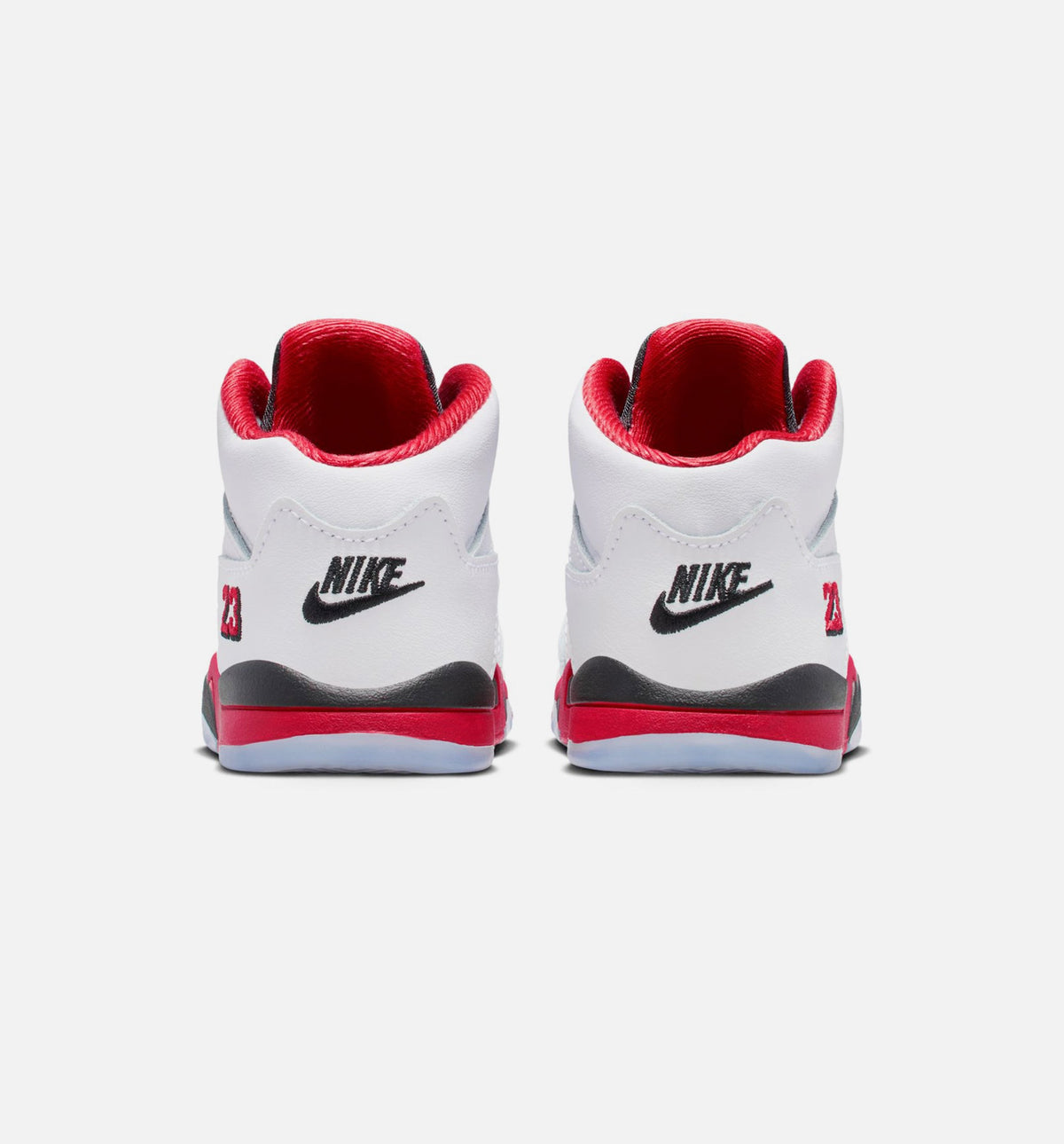 Air Jordan 5 Retro Fire Red Infant & Toddler Shoes - Fire Red/White