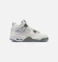Air Jordan 4 Retro Blue Chill Grade School Shoes - Photon Dust/Blue Chill