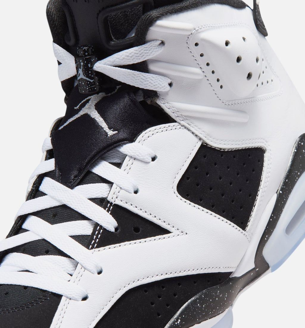 Air Jordan 6 Retro Black and White Men's Shoes - Black/White