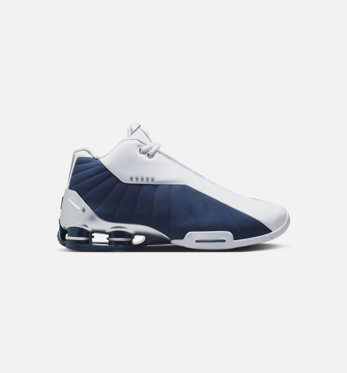 Shox BB4 Olympic Men's Shoes - White/Midnight Navy/Metallic Silver
