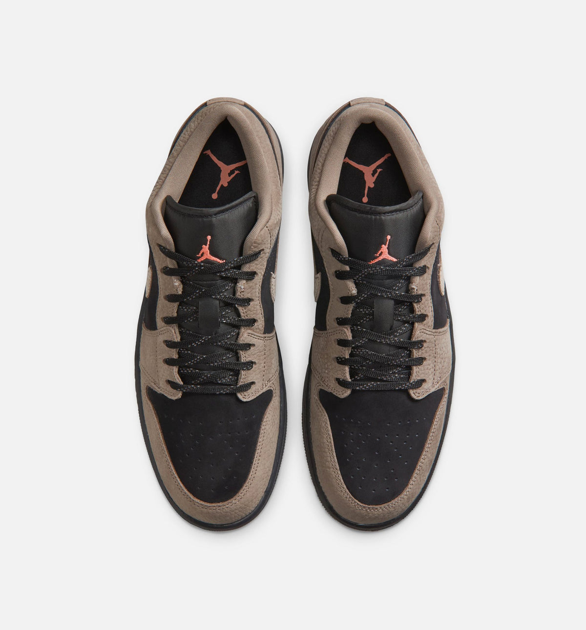 Air Jordan 1 Low SE Men's Shoes - Black/Olive Grey/Light Wild Mango