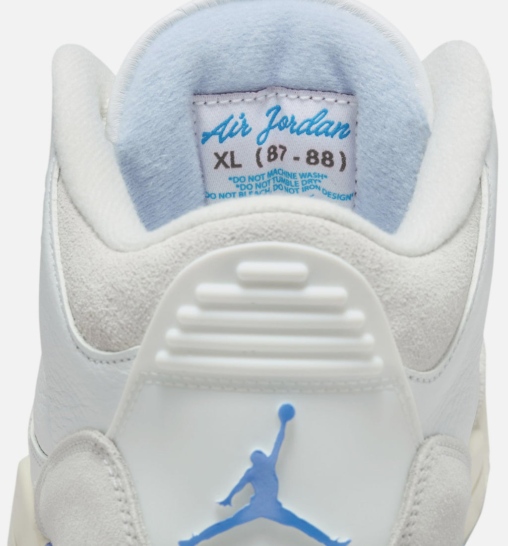 Air Jordan 3 Retro Lucky Shorts Men's Shoes - Summit White/Hydrogen Blue/Legend Blue