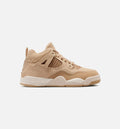 Air Jordan 4 Retro Cozy Girl Preschool Shoes - Hemp/Light Orewood Brown