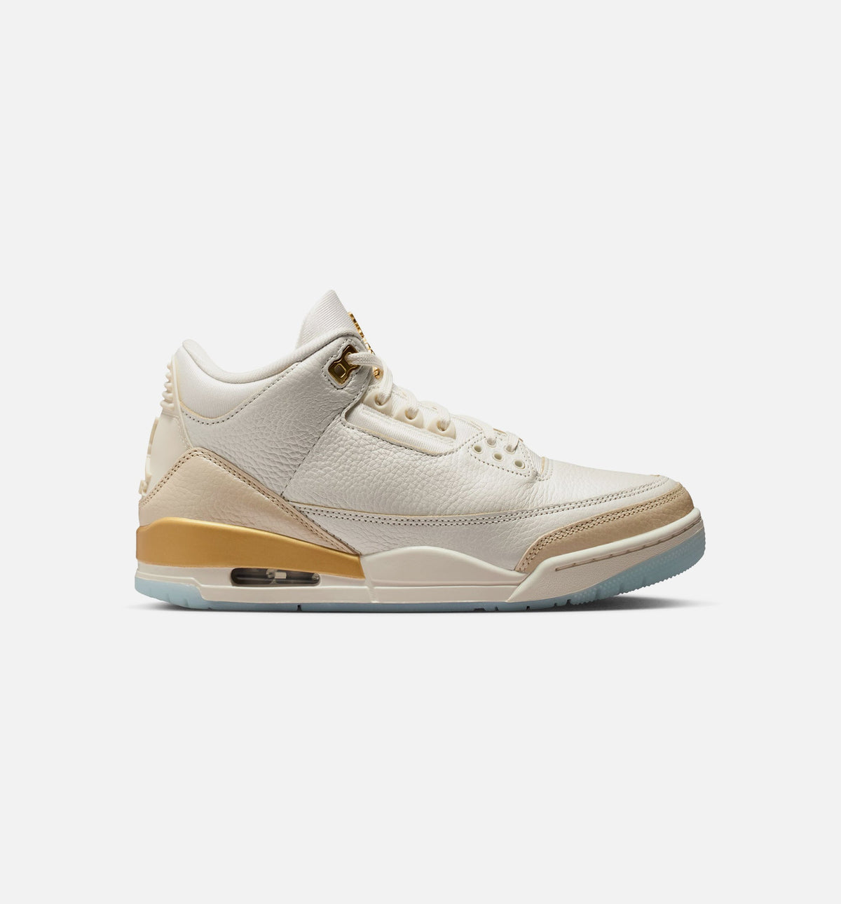 Air Jordan 3 Retro Sail and Pale Ivory Women's Shoes - Sail/Team Gold/Pale Ivory/Metallic Gold/Ice