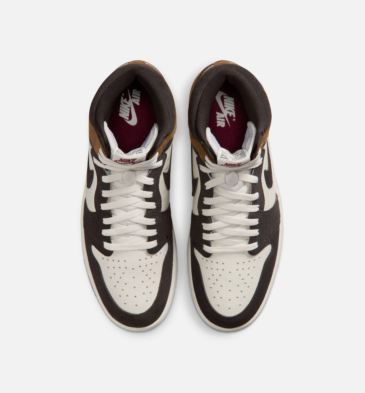 Air Jordan 1 Retro High OG Love Letter Men's Shoes - Shadow Brown/Team Red/Light British Tan