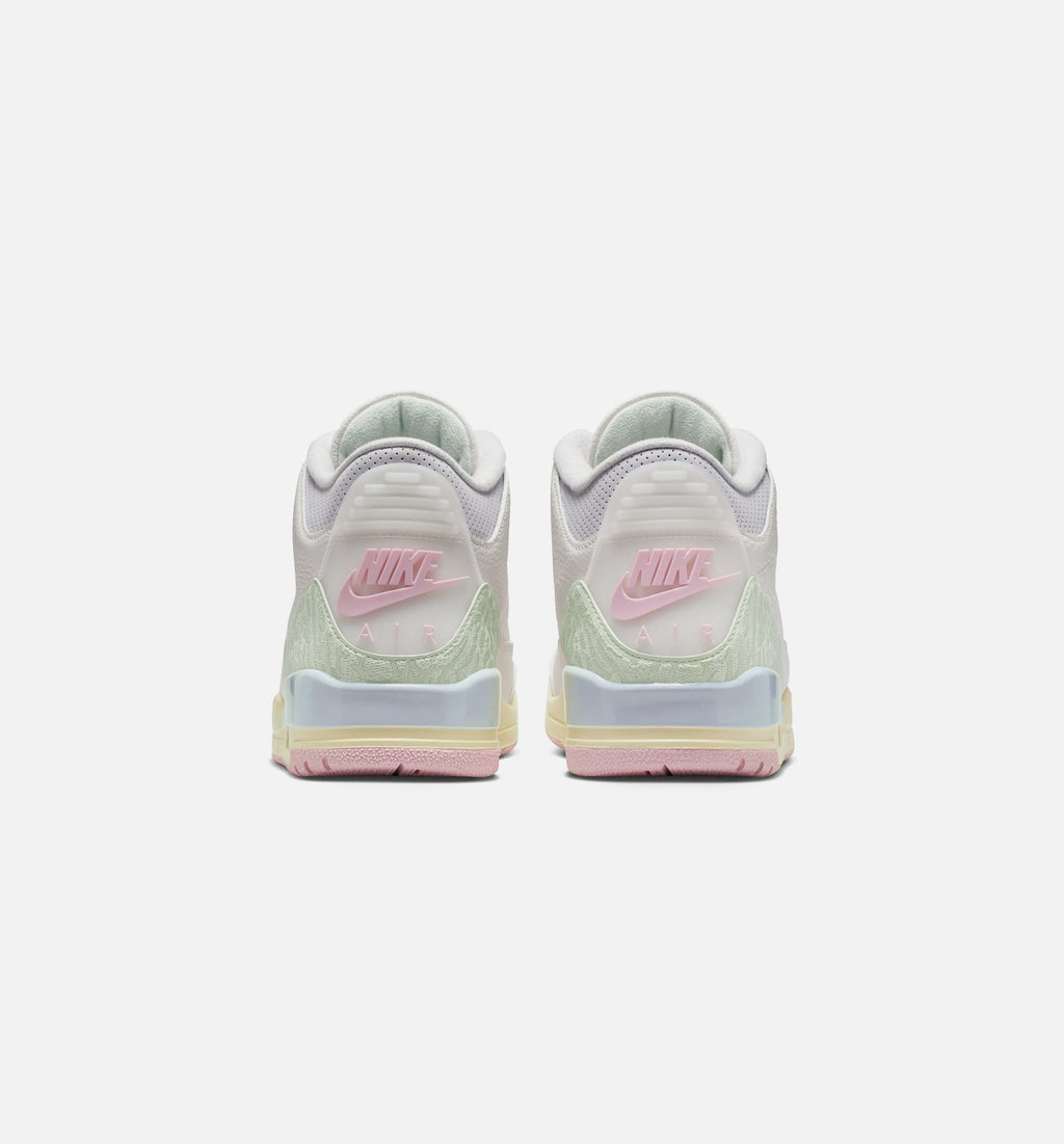 Air Jordan 3 Retro Sail & Jade Aura Men's Shoes - Sail/Jade Aura/Aura/Iced Carmine