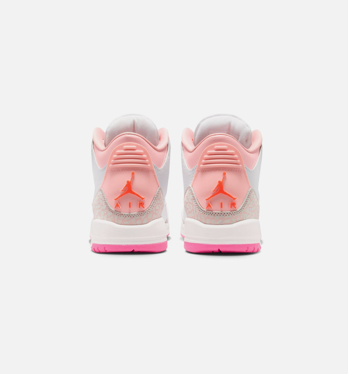 Air Jordan 3 Retro Spring Flowers Grade School Shoes - Pearl Pink/Pink Bloom/Pink Glow/Hyper Orange