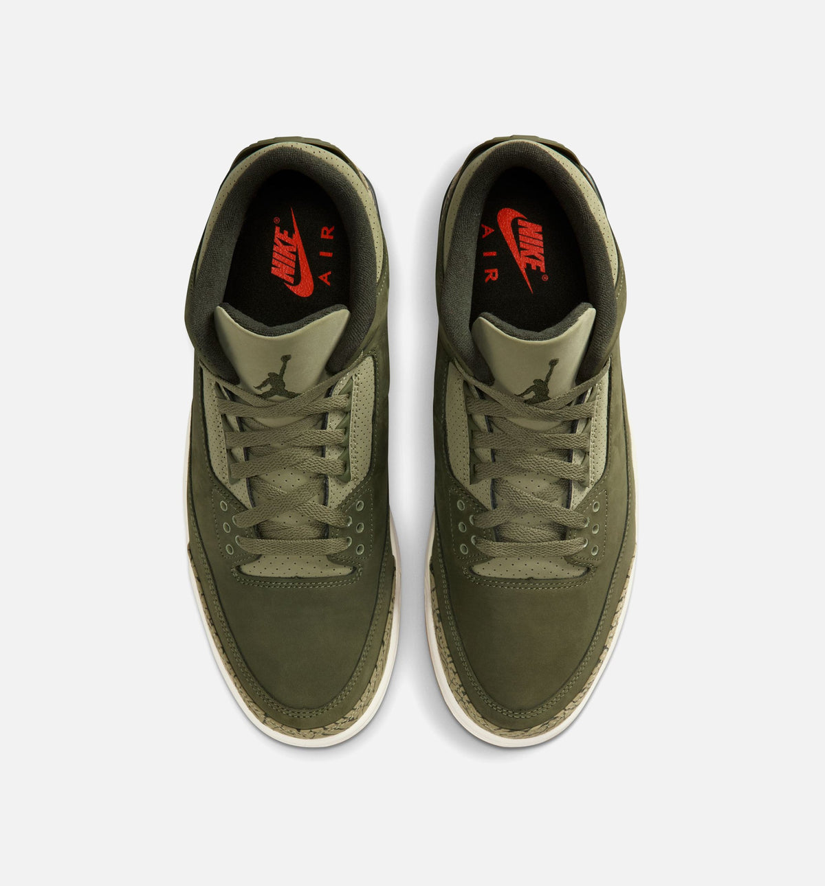 Air Jordan 3 Retro Medium Olive Men's Shoes - Medium Olive/Sequoia/Neutral Olive/Sail/Total Crimson