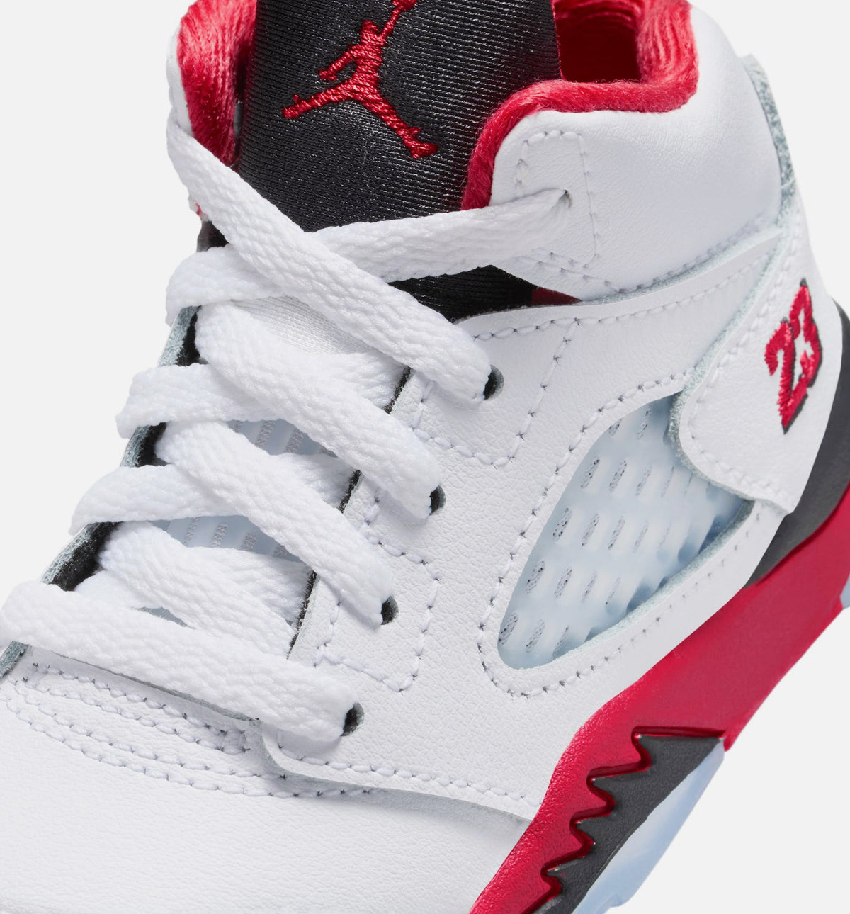 Air Jordan 5 Retro Fire Red Infant & Toddler Shoes - Fire Red/White